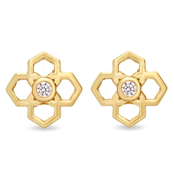 Kendra Scott Jewelry - KENDRA SCOTT • Delicate Rue Crystal Logo Earrings